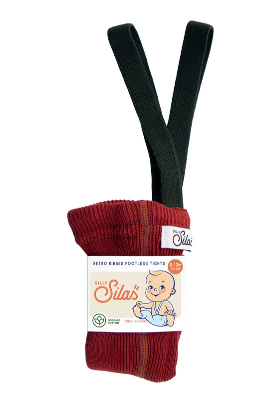 Footless Collection_Maple Leaf x Dark Forest Green