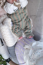 Footless Collection_Matcha x Peanut Striped