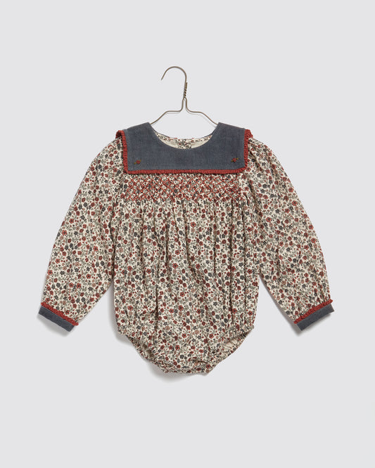 Hallie Romper Cottage Floral