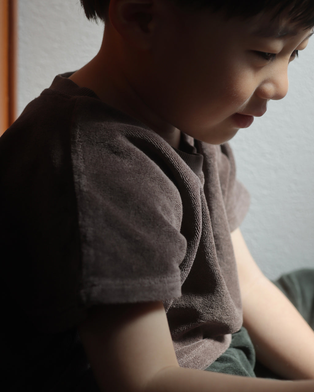 Cropped sweat_Brown