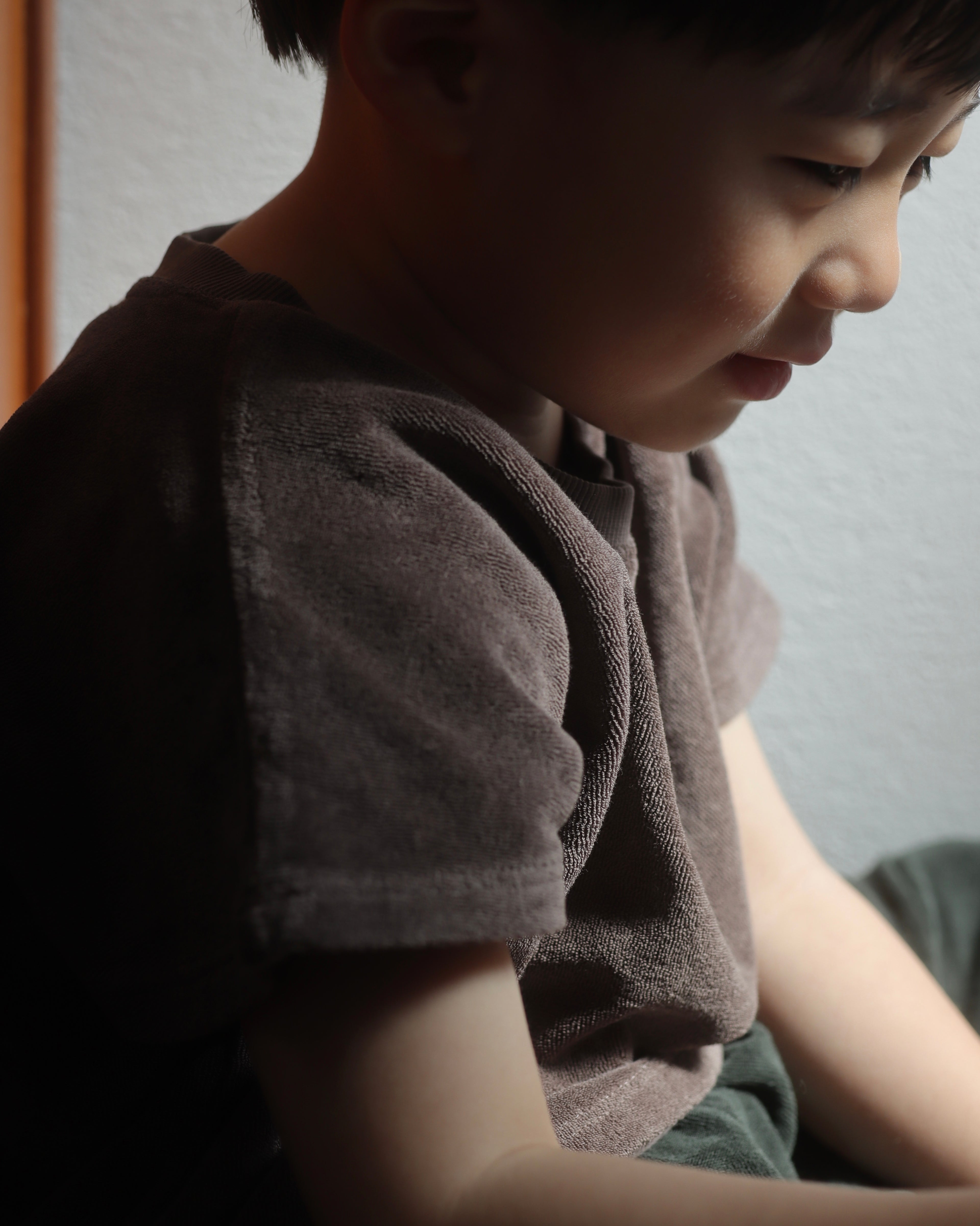 Cropped sweat_Brown