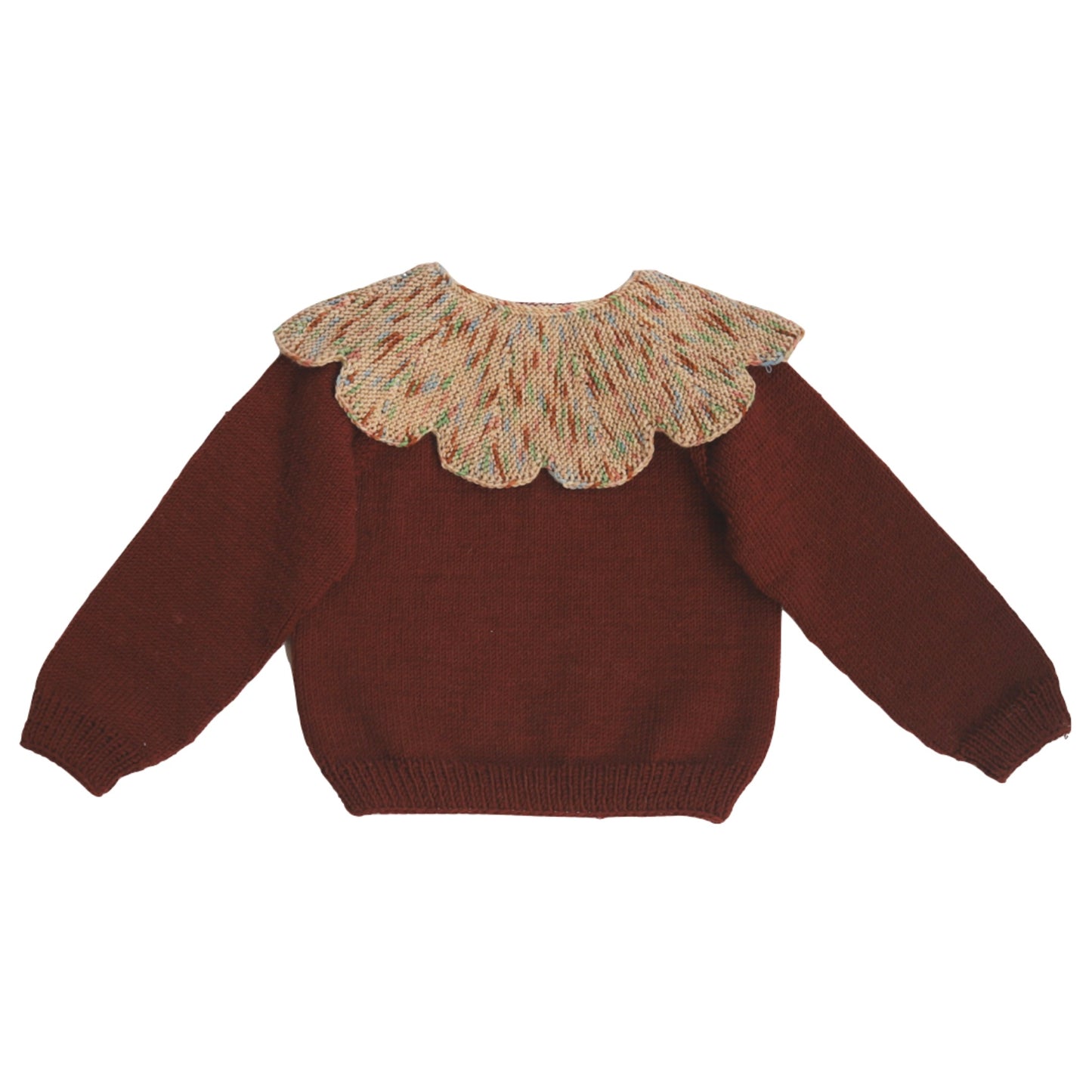 Daisy Sweater_Chestnut / Cottoncandy