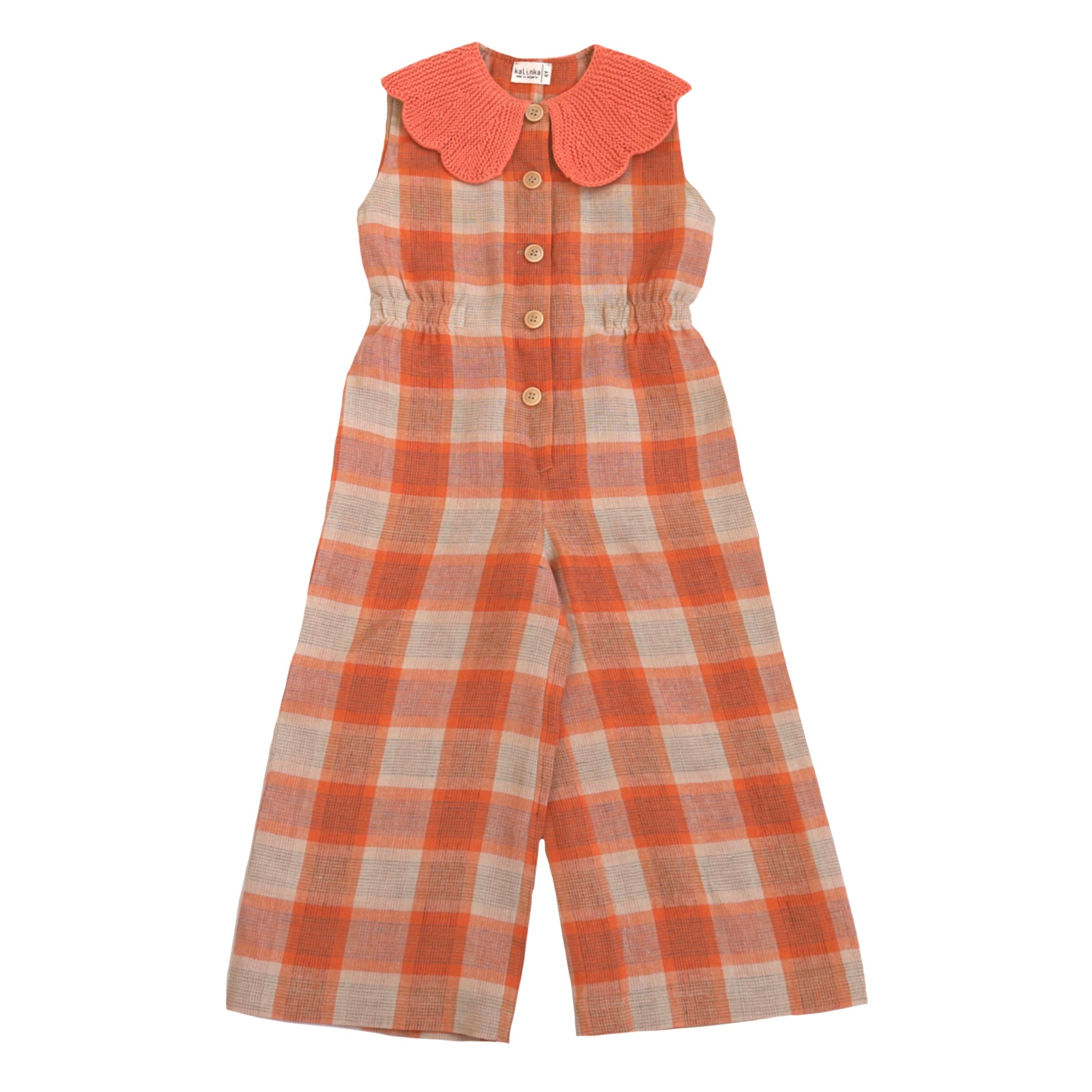 Cordelia Overall_Melon Check / Latte