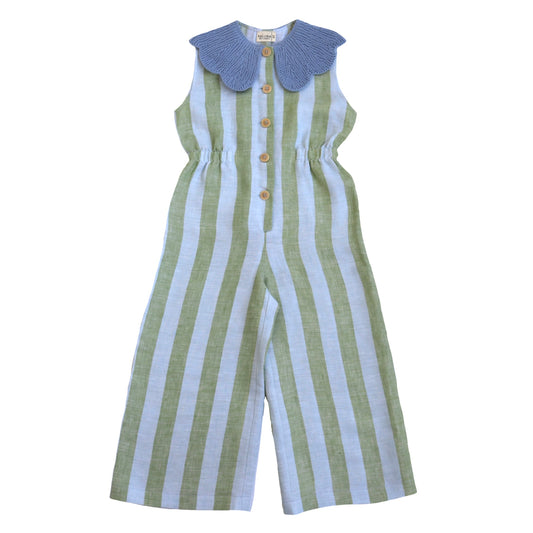 Cordelia Overall_Pastel Stripe / Breeze