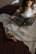 EARTH｜Hand tie swaddle_Blue tie dye