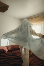 EARTH｜Hand tie swaddle_Blue tie dye