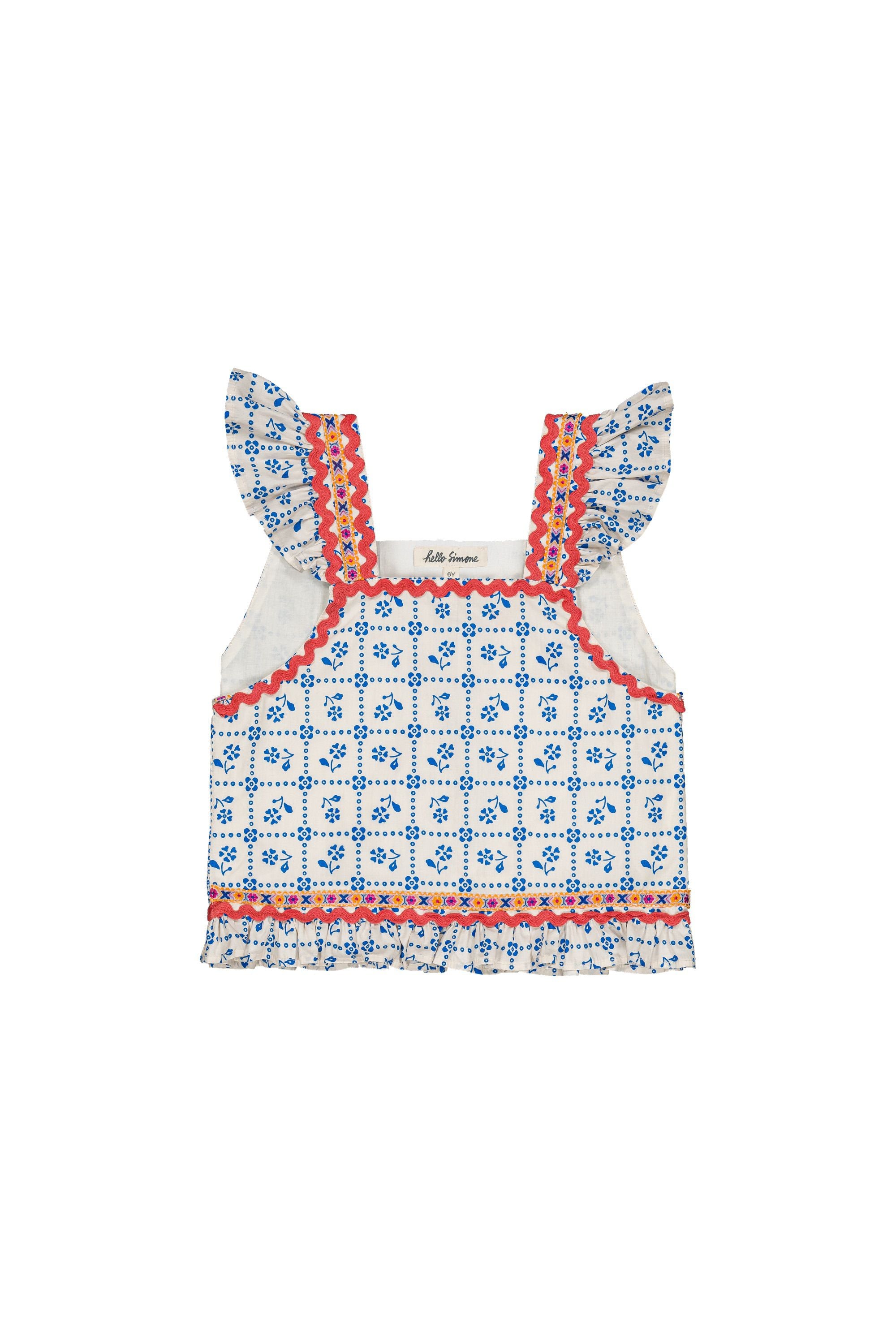Iria blouse Fayence