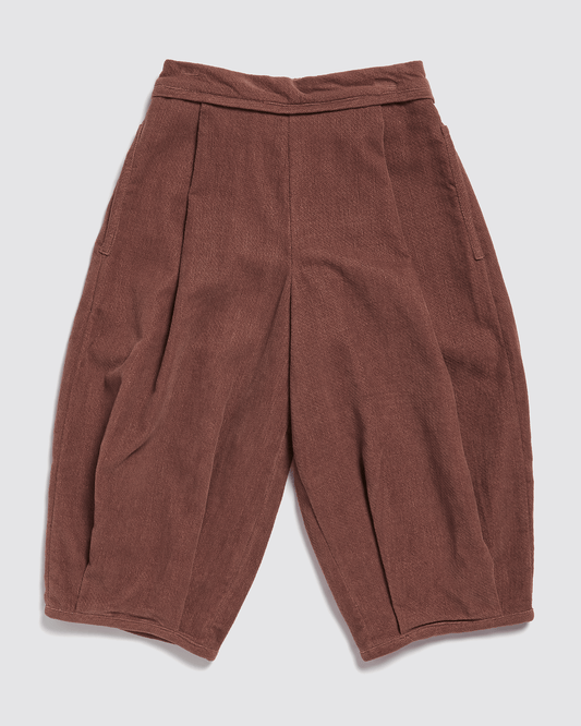 Jessica Trousers Velvet in Nutmeg