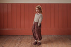 Jessica Trousers Velvet in Nutmeg
