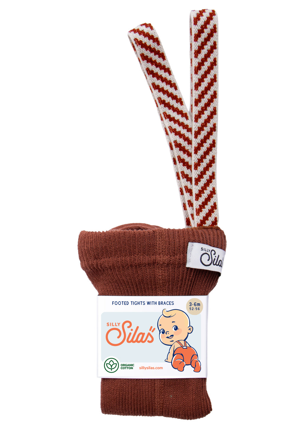 SILLY Silas｜ Footed_Cinnamon Christmas Patterned