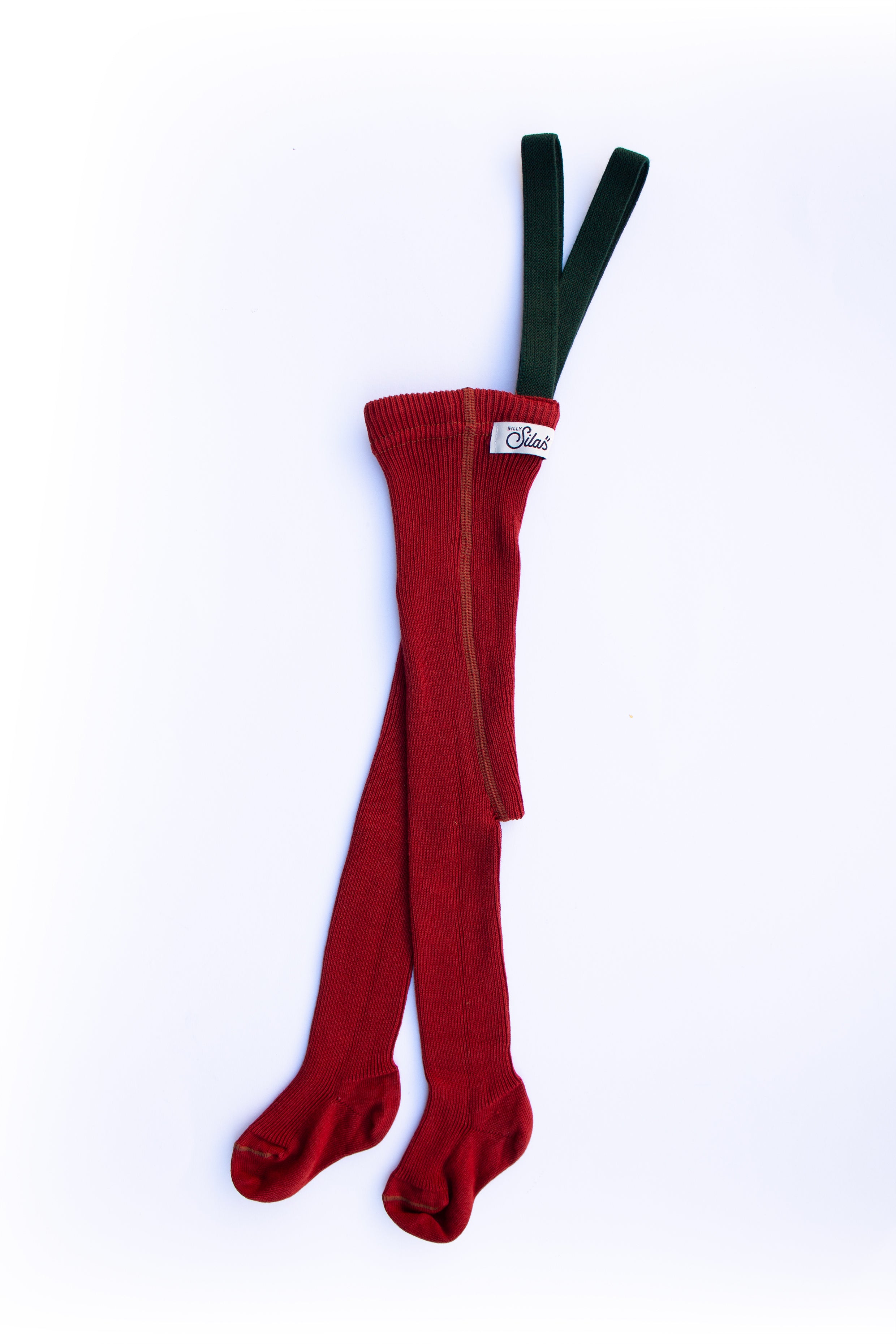 Footed_Classic Footed_Maple Leaf x Dark Forest Green
