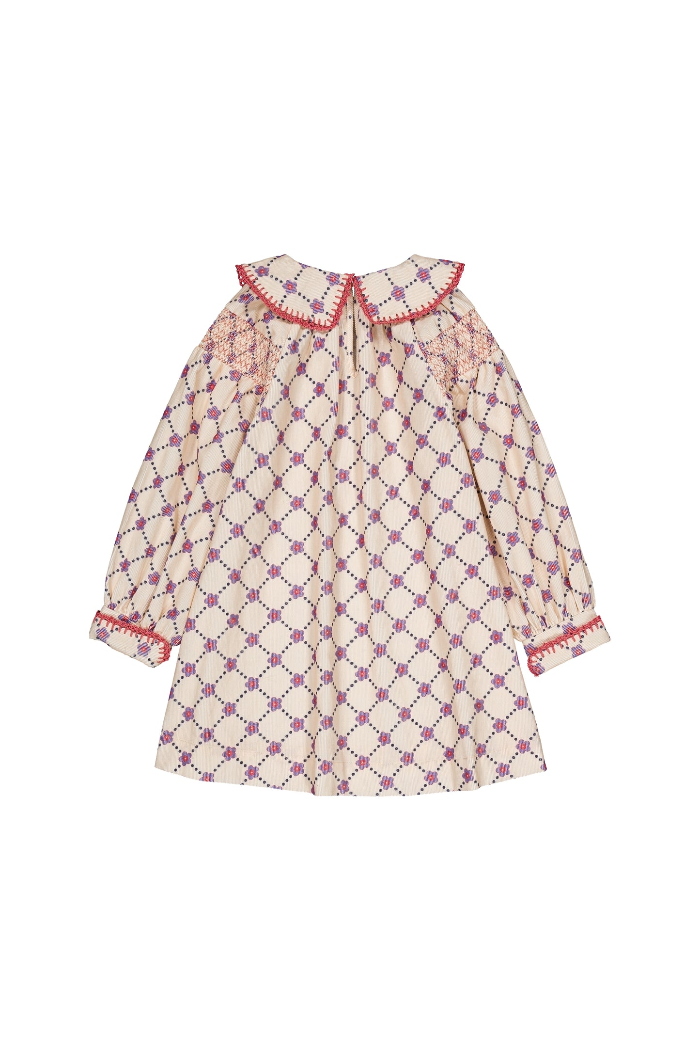 Martha dress Floral check