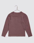 Organic Pointelle T-shirt Grape