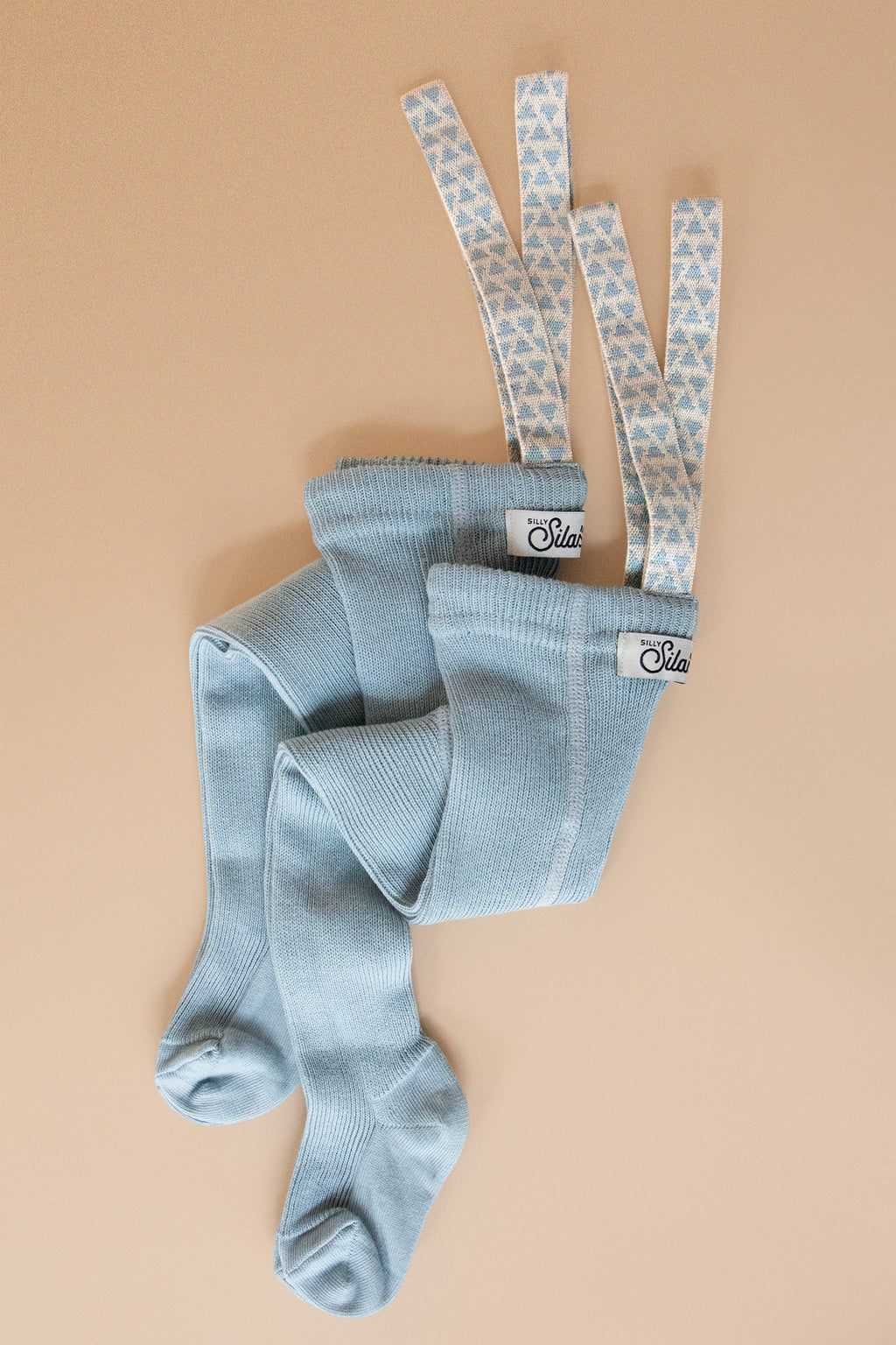 SILLY Silas｜ Footed_Misty Blue Patterned