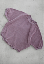 Sweatsuit_Cotton lavender モモンガ　ロンパース　ベビー