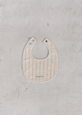 earth-organic-bib_Beige stripe スタイ ビブ ベビー