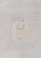 earth-organic-bib_Beige stripe スタイ ビブ ベビー
