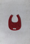 earth-organic-bib_Vintage red スタイ　ビブ ベビー