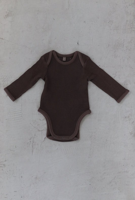 [ LAST. 1 ] Longsleeve baby suit_Brown