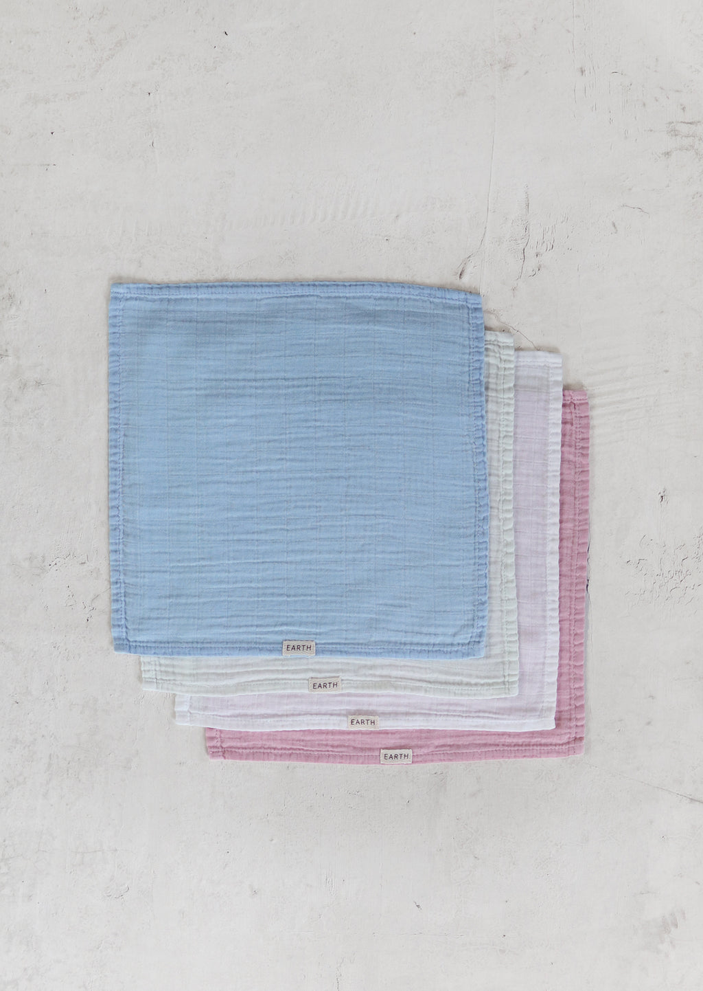 EARTH｜Plant dyed organic cloths set_Solid
