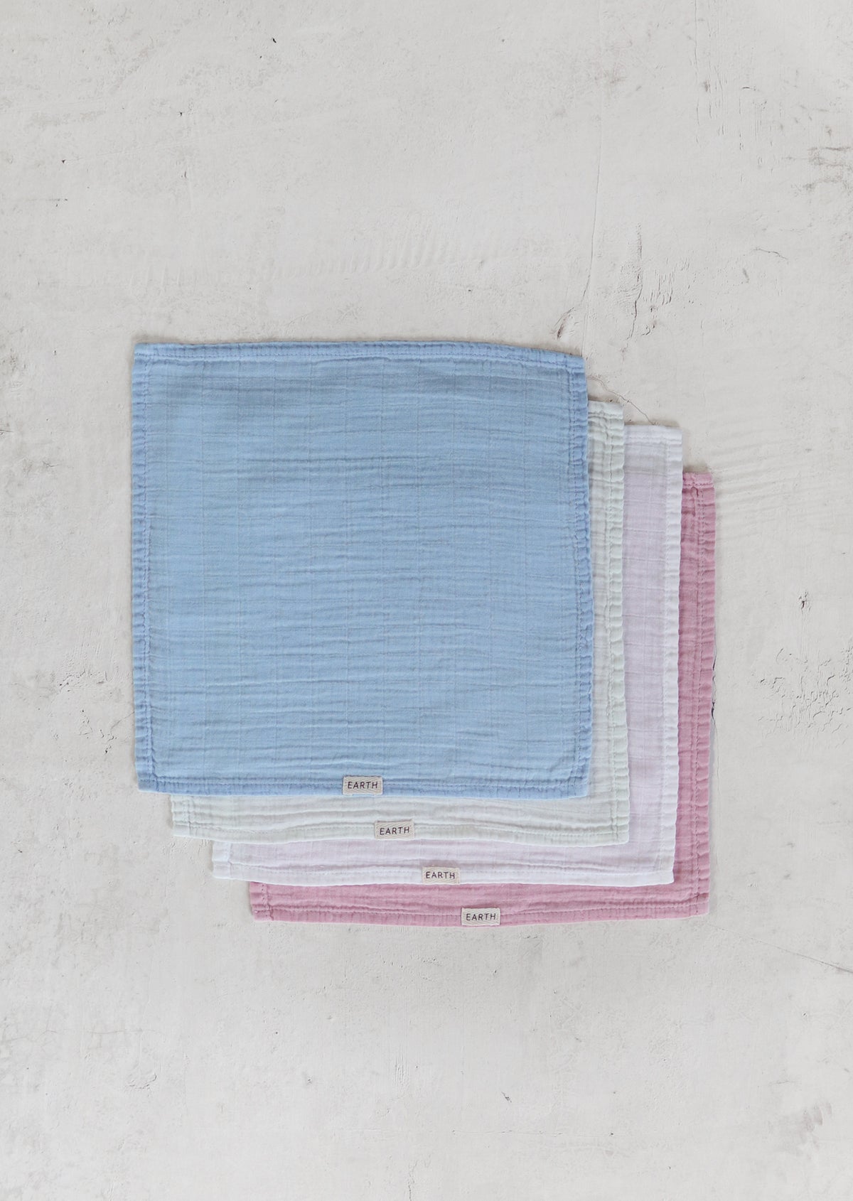 EARTH｜Plant dyed organic cloths set_Solid