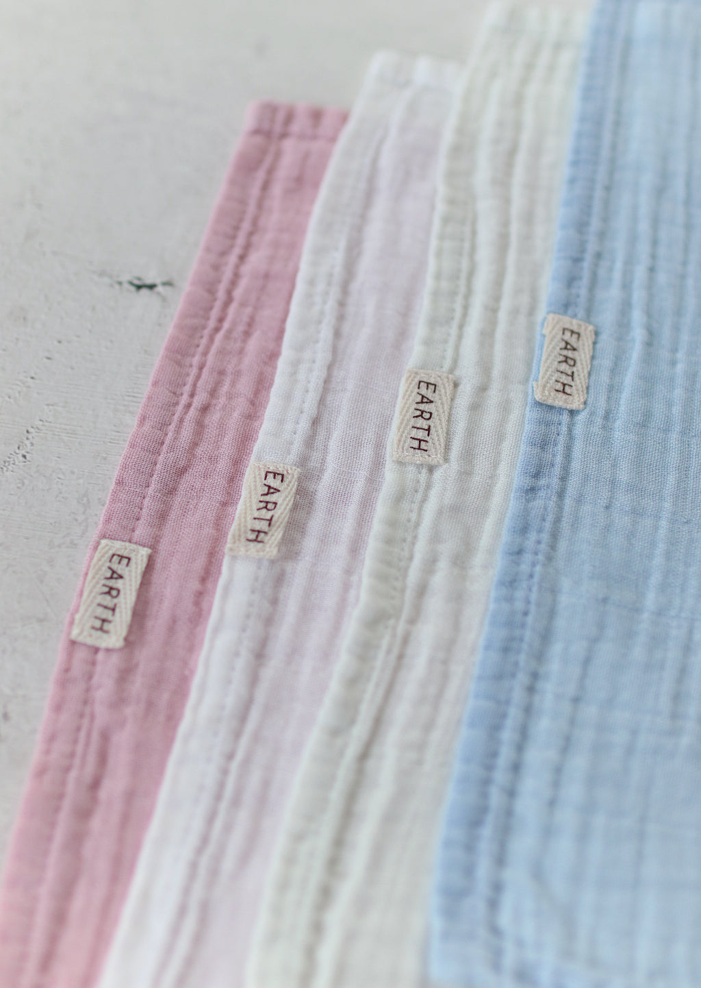EARTH｜Plant dyed organic cloths set_Solid