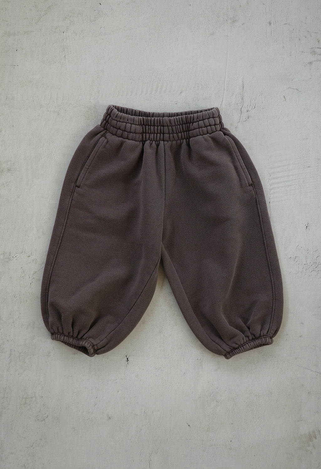 organic_french_terry_bottom_brown トップス　キッズ　ベビー　韓国子供服 earth