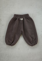 EARTH｜Organic French terry bottom_Brown