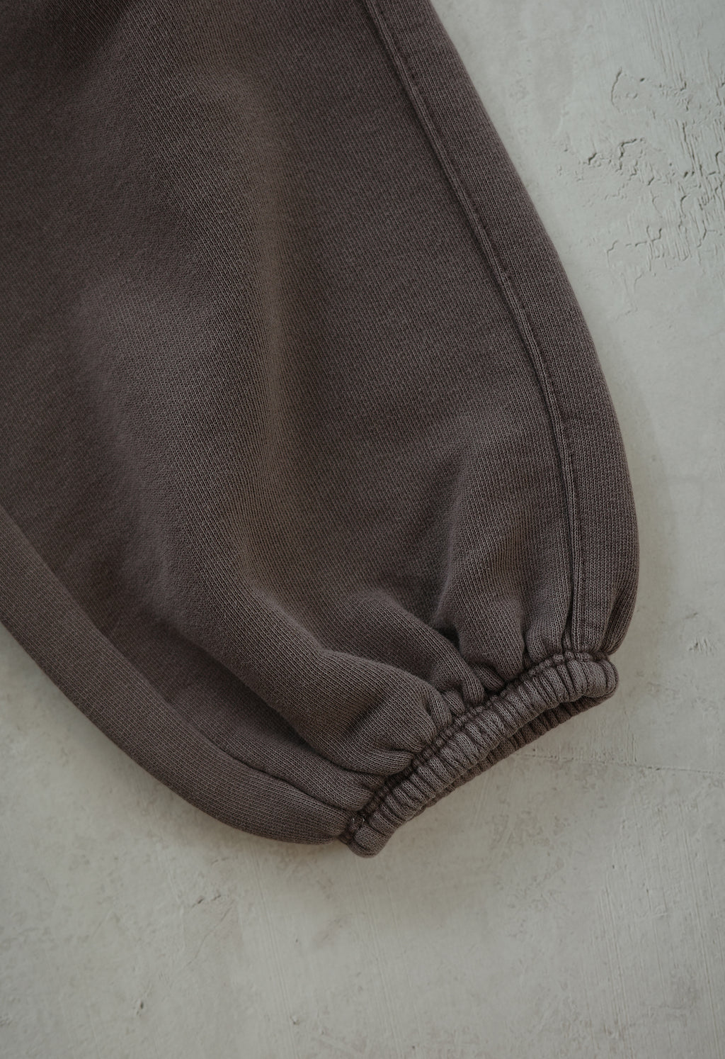 EARTH｜Organic French terry bottom_Brown