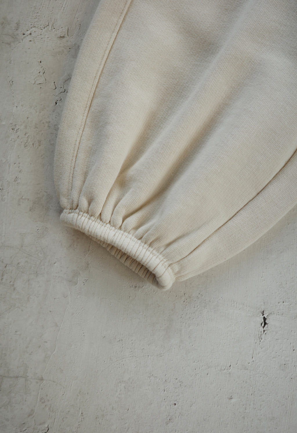 EARTH｜Organic French terry bottom_Cream