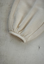 EARTH｜Organic French terry bottom_Cream