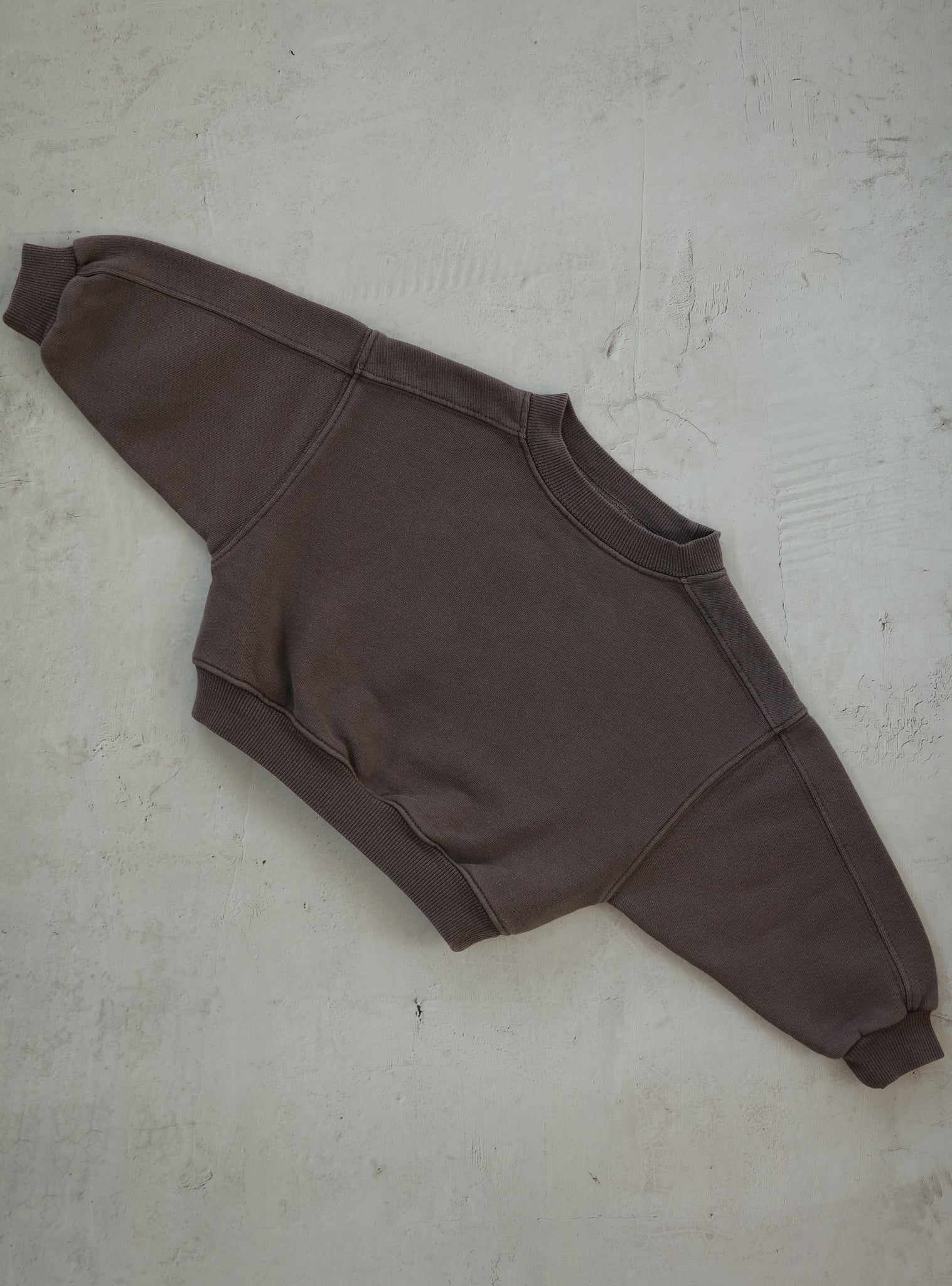 organic_french_terry_top_brown トップス　キッズ　ベビー　韓国子供服 EARTH
