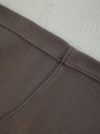 EARTH｜Organic French terry top_Brown