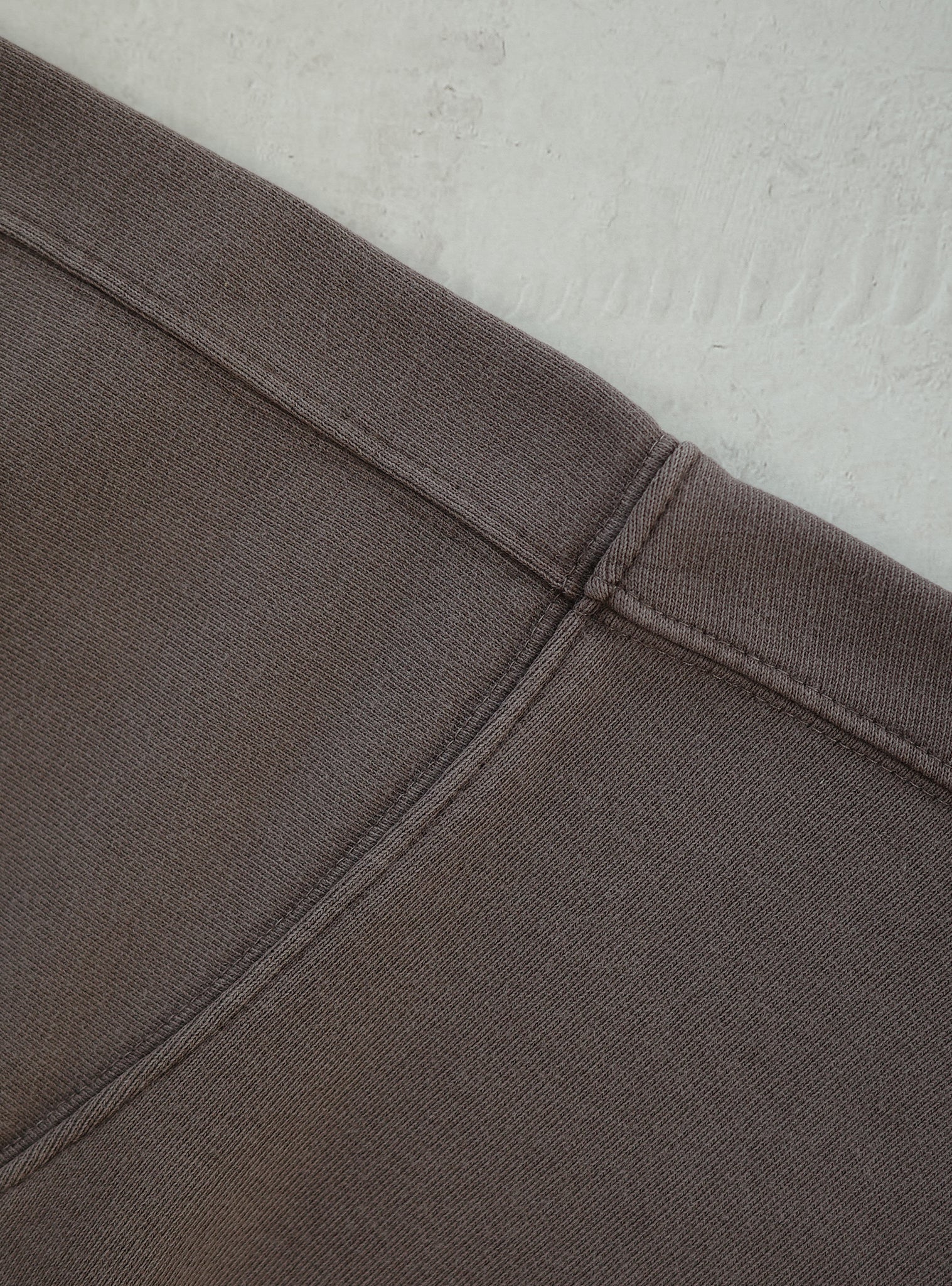 EARTH｜Organic French terry top_Brown