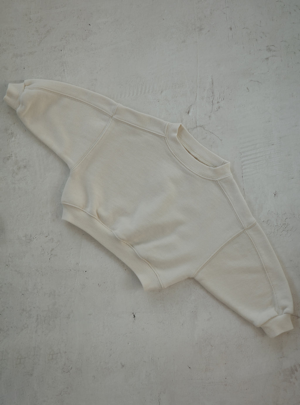 earth-organic-french-terry-top_cream トップス　キッズ　ベビー　韓国子供服 