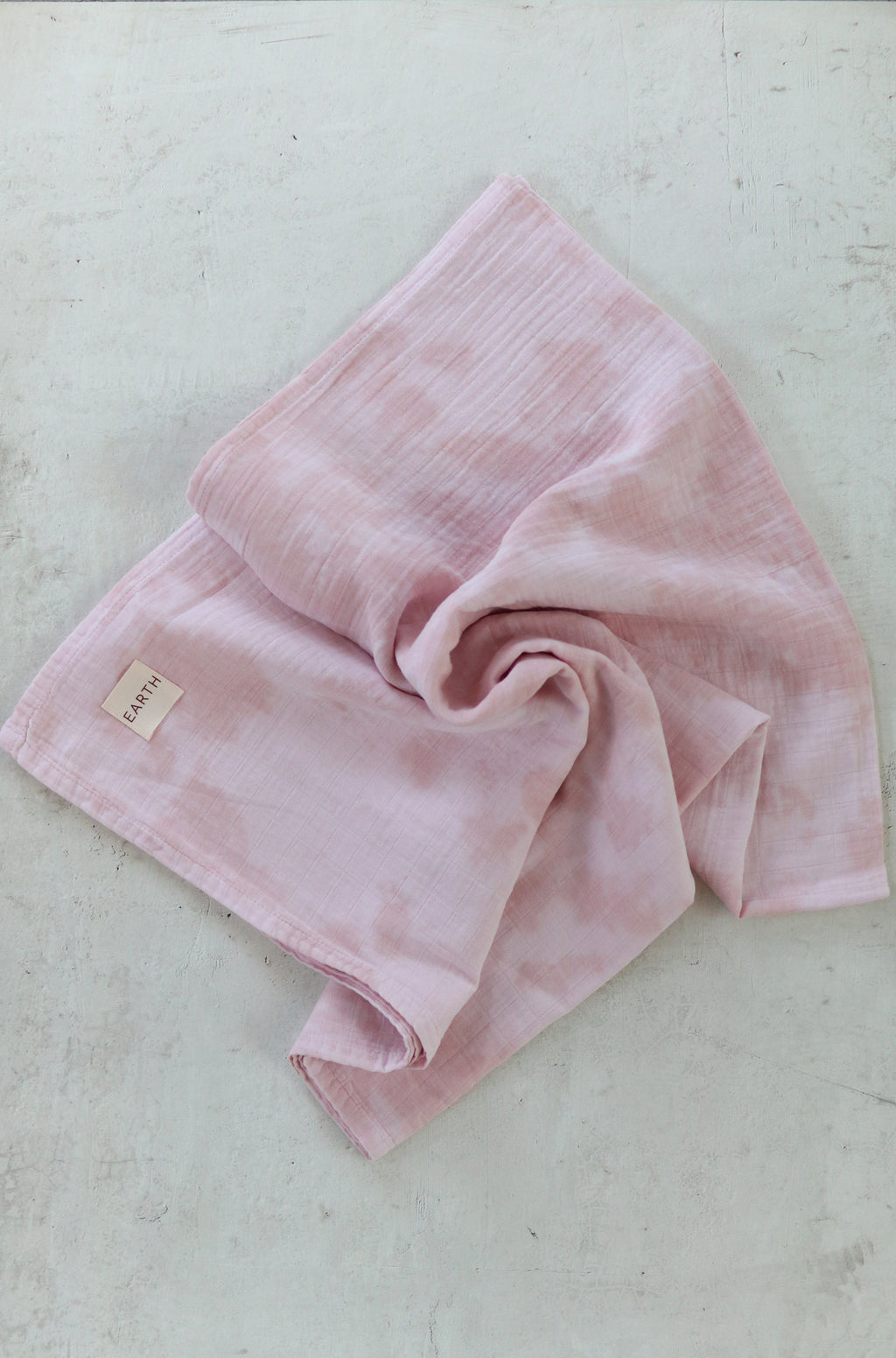 EARTH｜Hand tie swaddle_Green tie dye