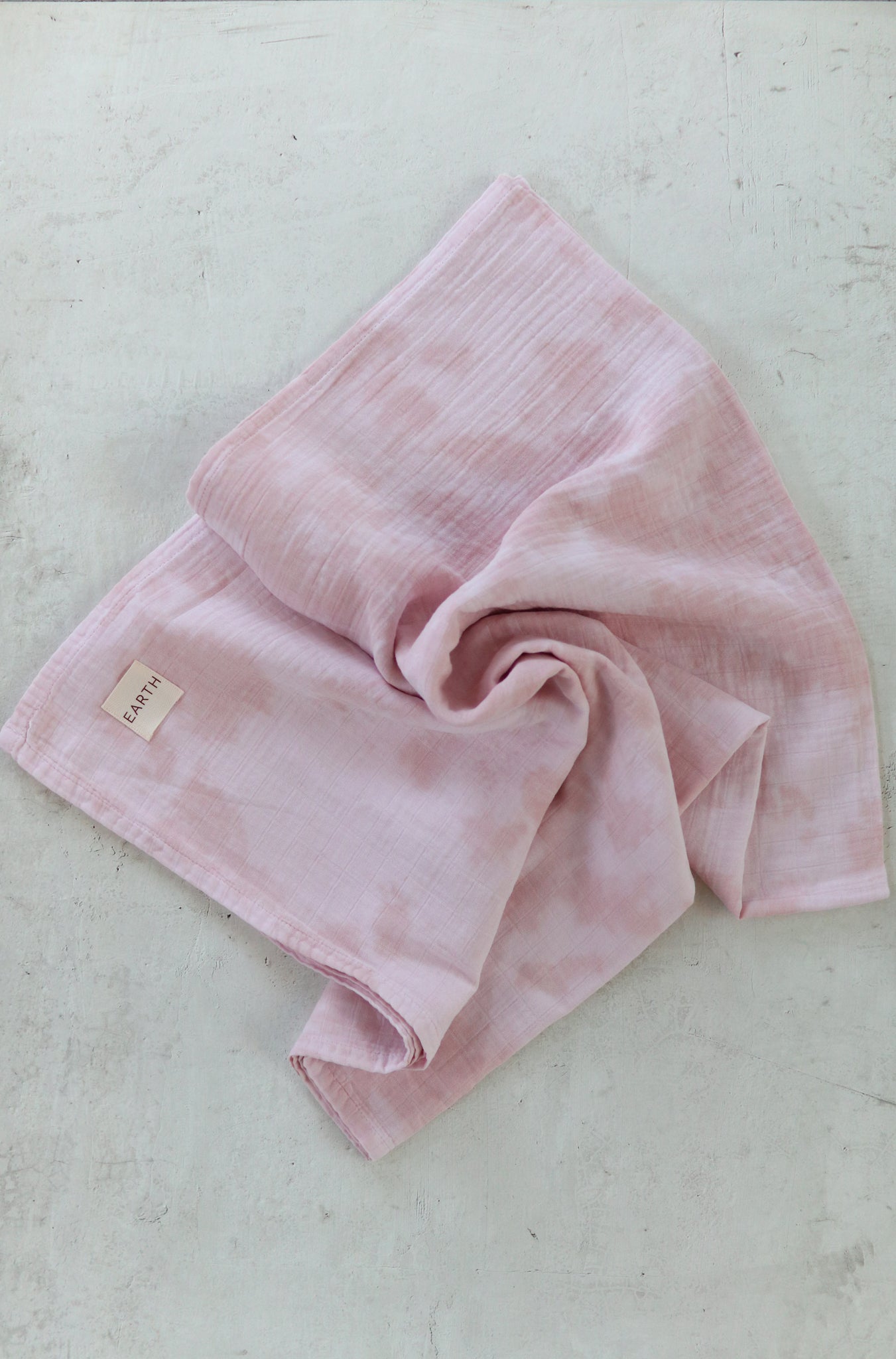 EARTH｜Hand tie swaddle_Green tie dye